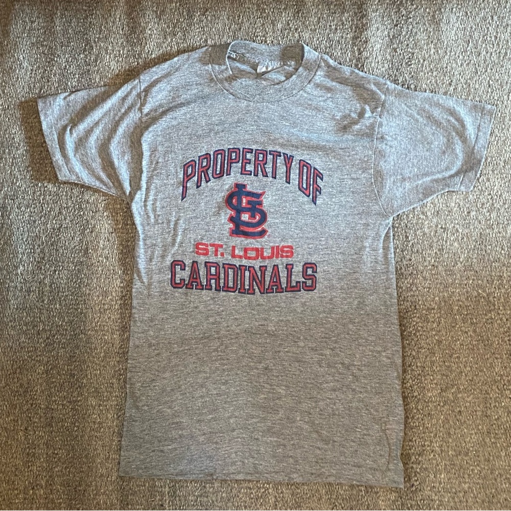 Vintage St. Louis Cardinals Gray T-Shirt